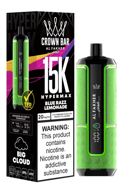 Crown Bar 15K Hypermax - Blue Razz Lemonade