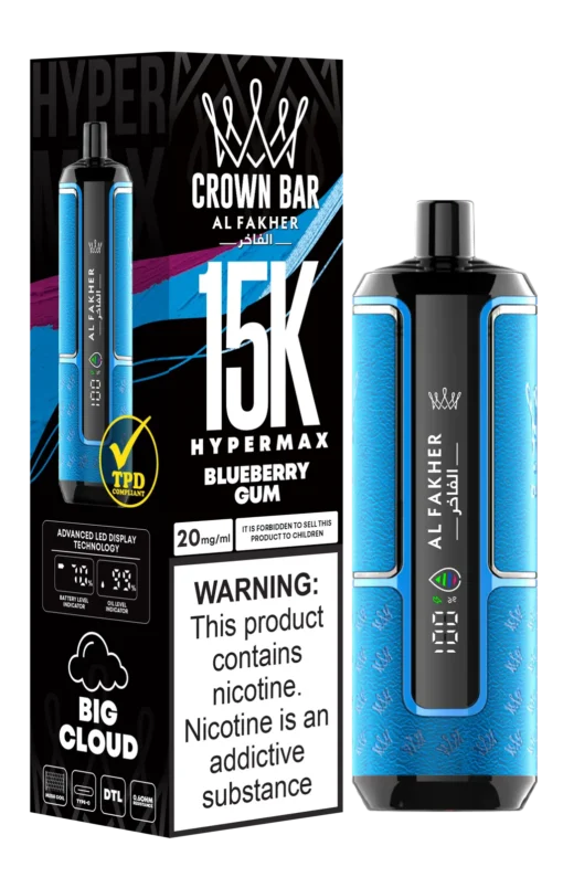 Crown Bar 15K Hypermax - Blueberry Gum