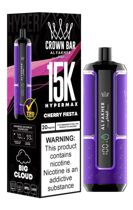 Crown Bar 15K Hypermax - Cherry Fiesta