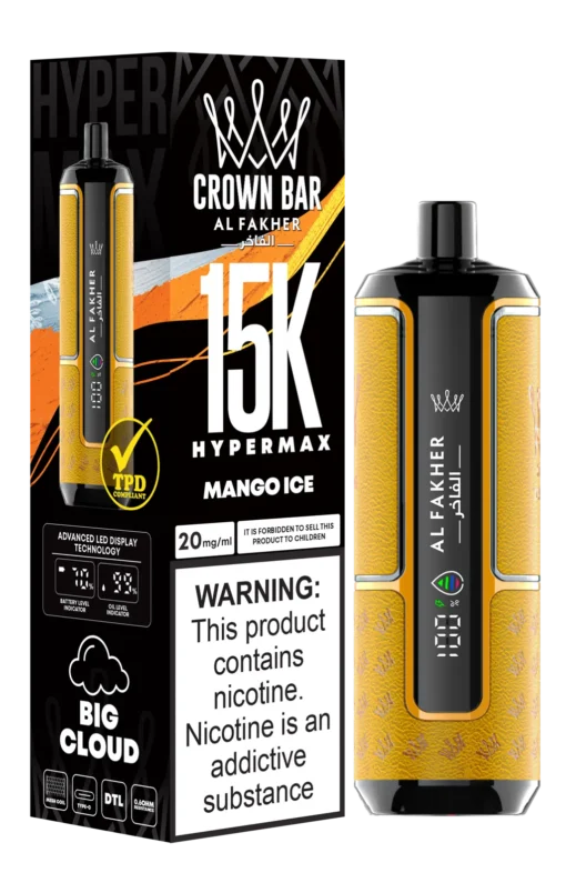 Crown Bar 15K Hypermax - Mango Ice