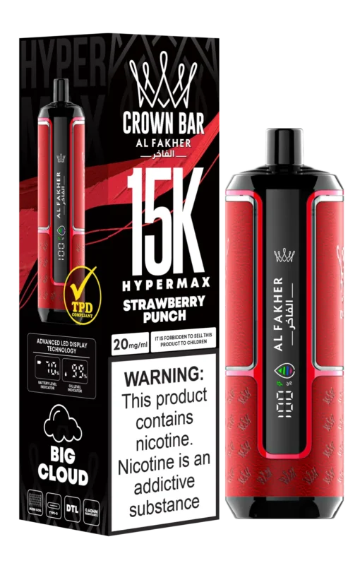 Crown Bar 15K Hypermax - Strawberry Punch