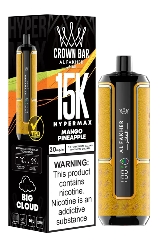 Crown Bar 15K Hypermax - Mango Pineapple